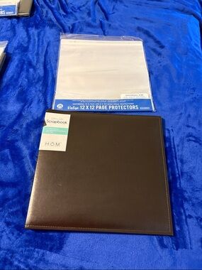 Homco Brown 12x12 Scrapbook Album